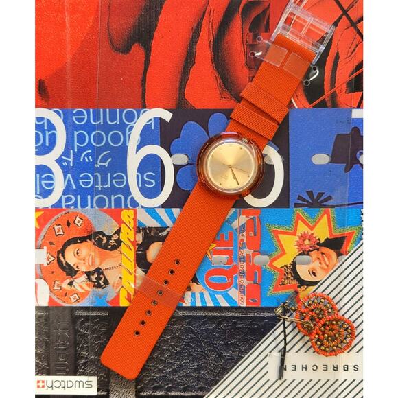 Swatch Pop watch PIERRE DE PLUTON PMK138P Luxury Collection Vendome NOS - Picture 10 of 14